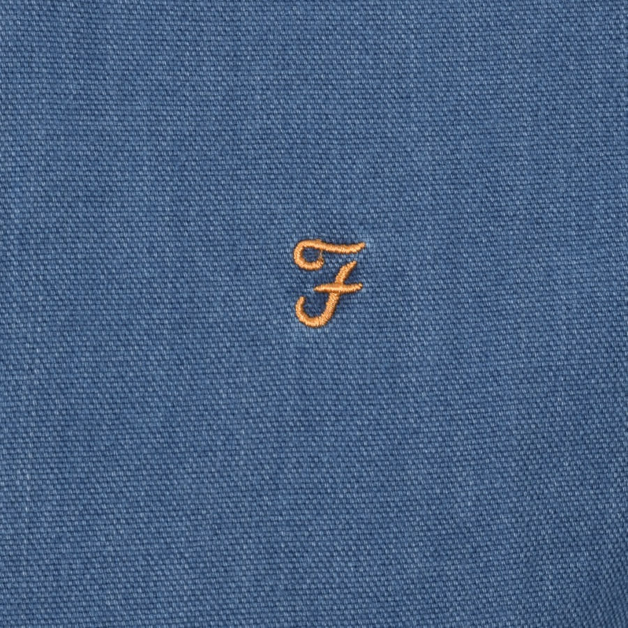 Alternative Image for ProductFarah Vintage Brewer Long Sleeve Shirt Blue3
